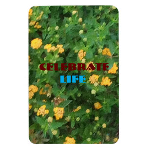 Life celebration Flexible Magnet