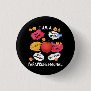 Life Changing Paraprofessional - Para Squad Parapr 3 Cm Round Badge
