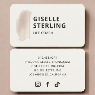 Life Coach Business Card