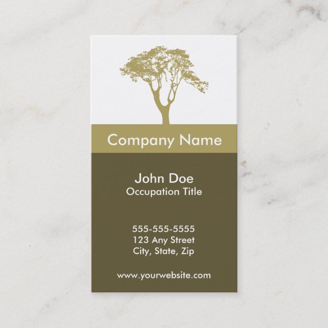 Life Coach Business Card Template (Front)