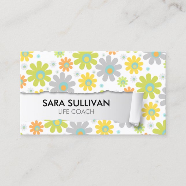Life Coach Mentor Personal Help Business Card (Front)