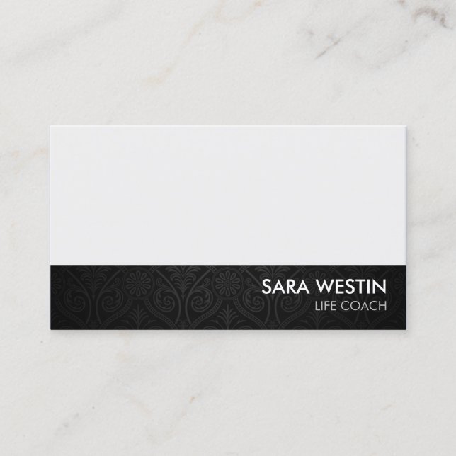 Life Coach Mentor Personal Help Business Card (Front)