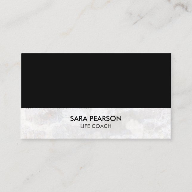 Life Coach Personal Help Business Card (Front)