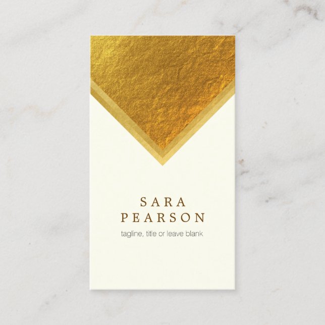 Life Coach Personal Services Gold Edge Elegant Business Card (Front)
