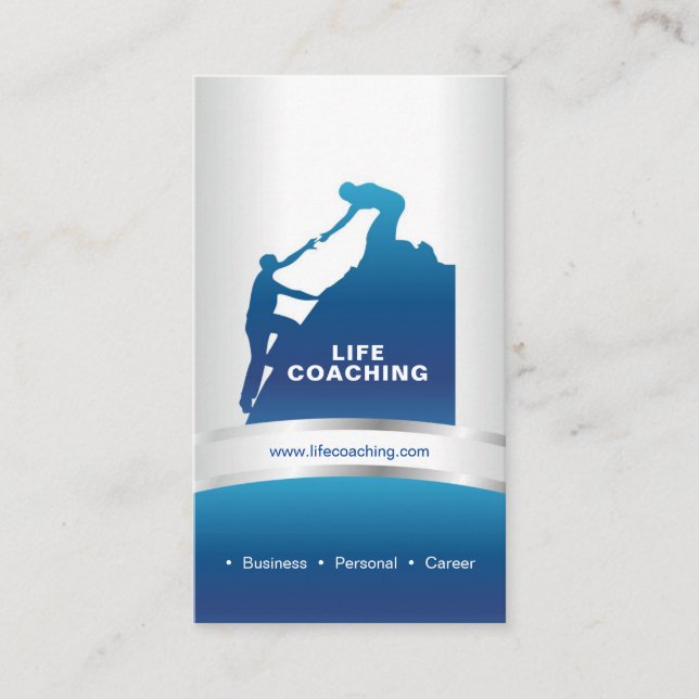 Life coaching business card (Front)