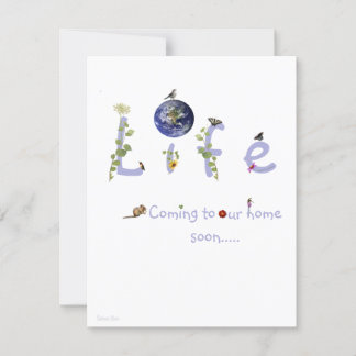 Life: Coming to our home soon-baby shower invite