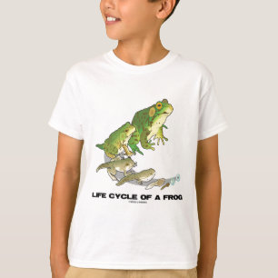 Life Cycle Of A Frog (From Egg To Tadpole To Frog) T-Shirt