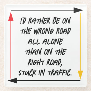 Life Directions Glass Coaster