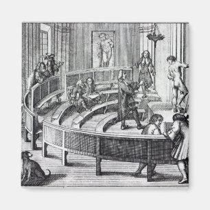Life drawing class, 1739 magnet