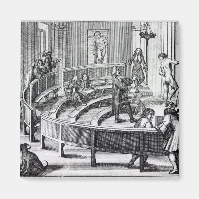 Life drawing class, 1739 magnet (Front)