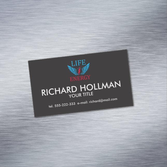 Life energy business card magnet (In Situ)