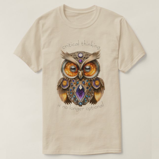 Life Experience Owl 03 T-Shirt (Design Front)