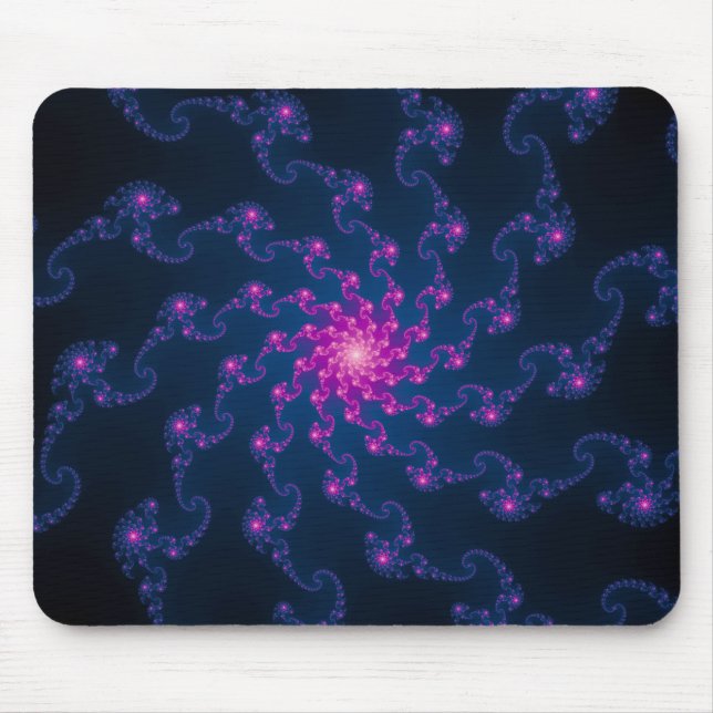 Life Flower Fractal Art Mouse Pad (Front)