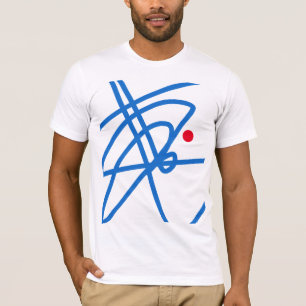 Life Focus Abstract Art Red Dot T-Shirt Top