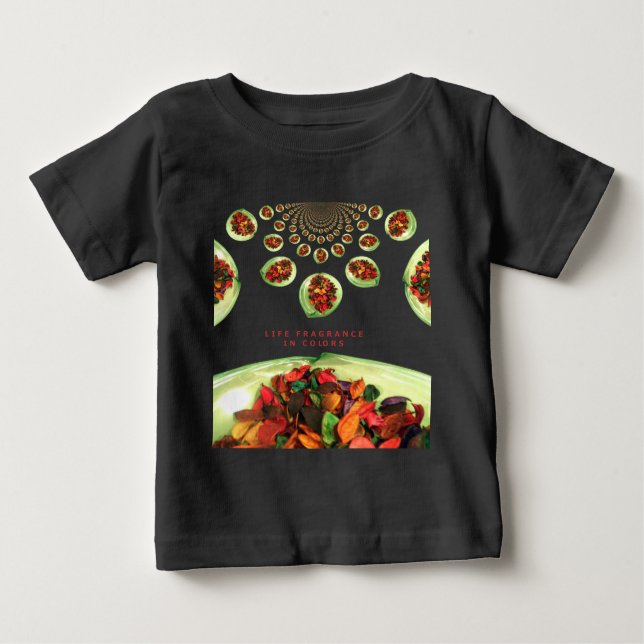 Life Fragrance in colour.png Baby T-Shirt (Front)