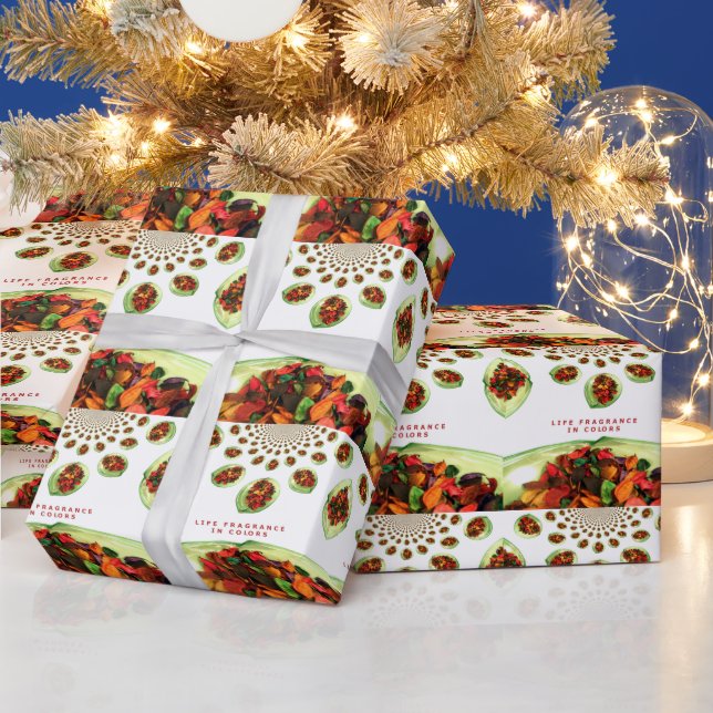 Life Fragrance in colour potpourri Wrapping Paper (Holidays)