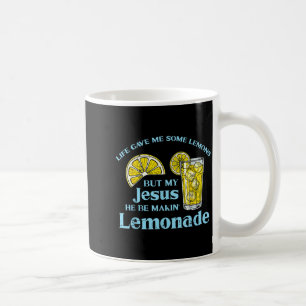 Life Gave Lemon Jesus Made Lemonade Christian Men Coffee Mug