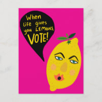 Life Gives You Lemons Vote 2024 Elections Cute USA