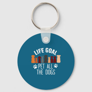 Life Goal Pet All Dogs Key Ring