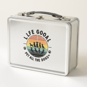 Life Goal Pet All The Dogs Copy Copy Copy Copy Metal Lunch Box