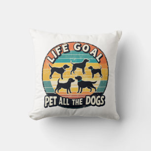 Life Goal Pet All The Dogs Cushion