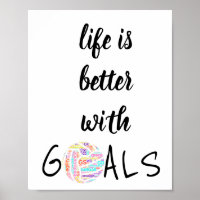 Life Goals Motivational Netball Quote