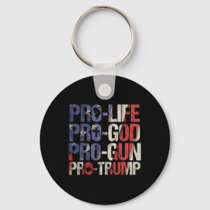 Life God Gun Trump Usa Re-elect Donald Trump 2020  Key Ring