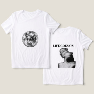 Life Goes On Graphic T-Shirt Tri-Blend Shirt
