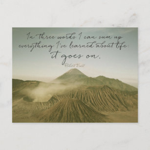 Life Goes On Postcard