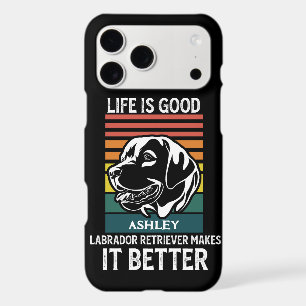 Life Good With Labrador Retriever Retro Vintage