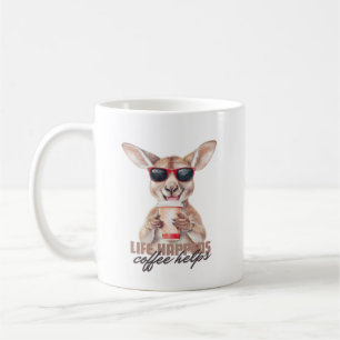 Life Happens Coffee Helps, Aussie Style Mugs