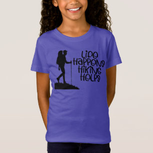 Life Happens Hiking Helps, Funny Hiking T-Shirt