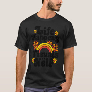 Life Happens Visuals Help Retro Special Education T-Shirt