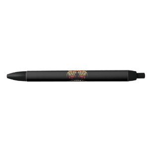 Life Happens Yoga Helps Black Ink Pen