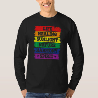 Life Healing Sunlight Nature Harmony Spirit Lgbt Q T-Shirt