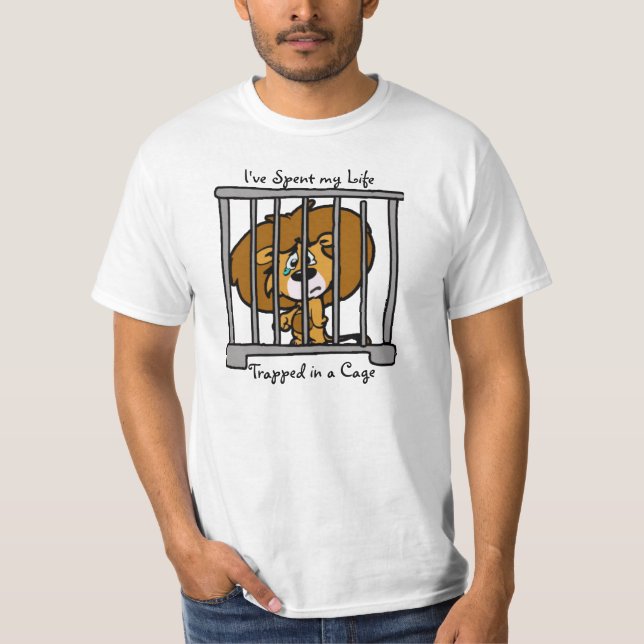 Life in Cage T-shirt (Front)