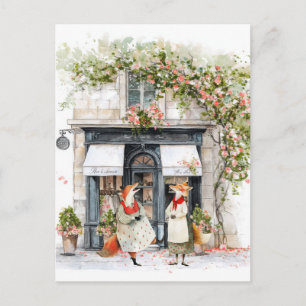 Life in Fox Town Series - Silly Jokes Postcard