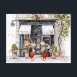 Life in Mice Town - Coffee Talks Postcard<br><div class="desc">Spread a little joy and a lot of love with this charming glimpse into the enchanting world of Mice Town,  where every day is a celebration of friendship,  family and close-knit communities.</div>