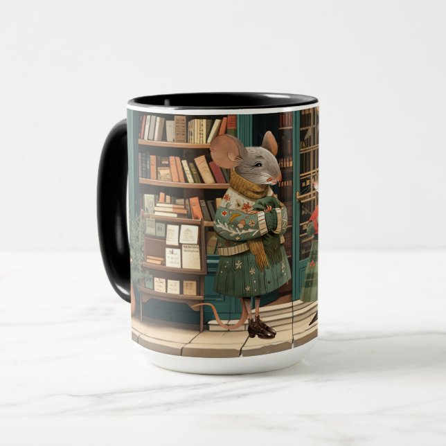 Life in Mice Town - Mr. & Mrs. Blume Mug (Front Left)