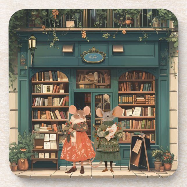 Life in Mice Town - Ms. Otis & Ms. Luna Coaster (Front)