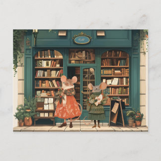 Life in Mice Town - Ms. Otis & Ms. Luna Postcard