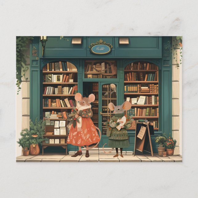 Life in Mice Town - Ms. Otis & Ms. Luna Postcard (Front)