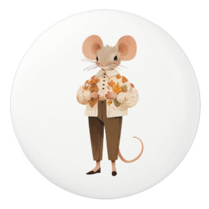 Life in Mice Town Series # 6 Ceramic Pull