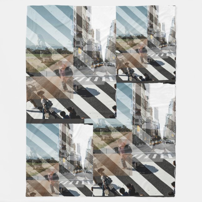 LIfe in motion Fleece Blanket (Front)