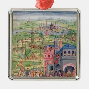 Life in the City and Life in the Country Metal Tree Decoration