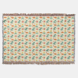 Life In The Tropics Is Nature’s Symphony Throw Blanket