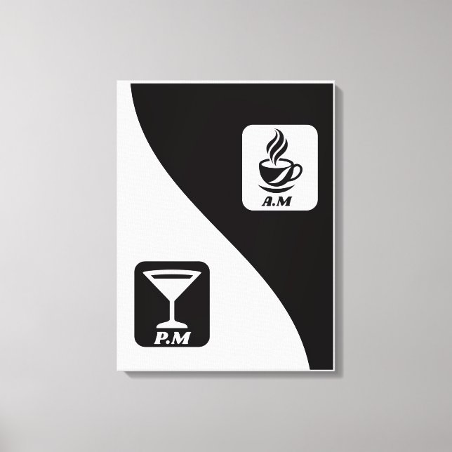 life in two moods canvas print (Front)