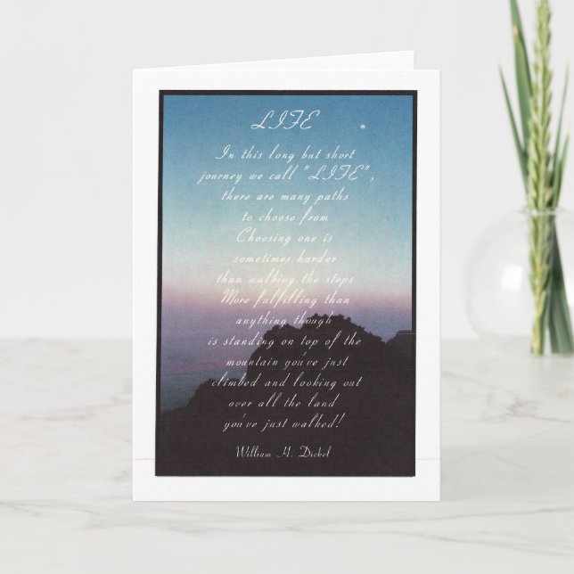 "Life" Inspiration Card (Front)