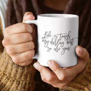 Life Inspirational quote Modern Mental Health Coffee Mug