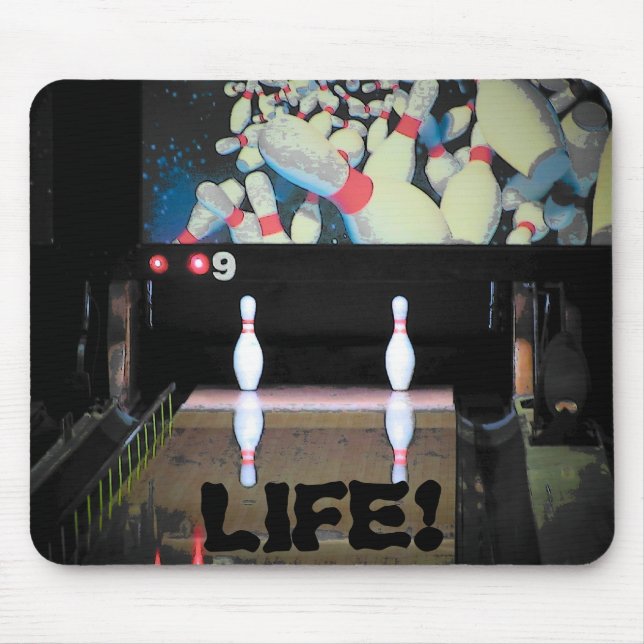 Life is a bad split mouse pad (Front)